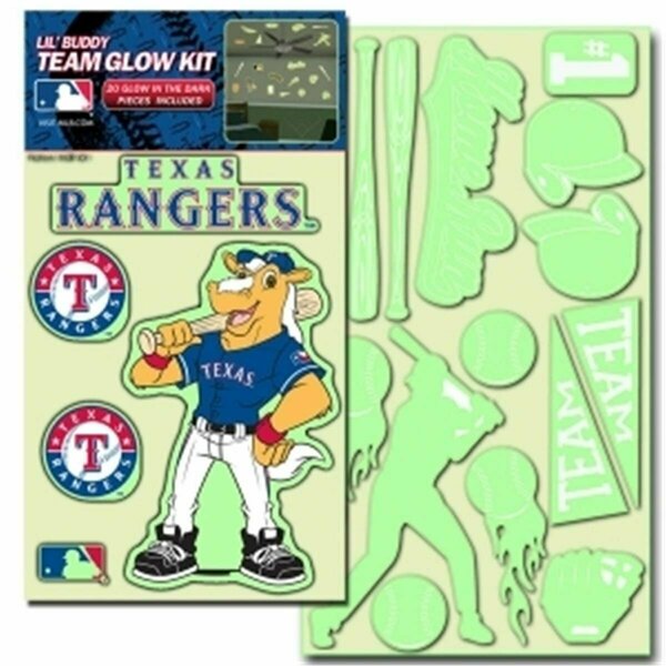 Signed And Sealed Texas Rangers Decal Lil Buddy Glow in the Dark Kit SI3347610